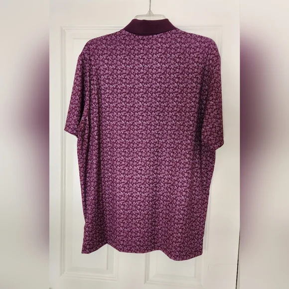 Walter Hagen Men's Performance 11 Golf Polo, size L, purple, NWT - Picture 3 of 6